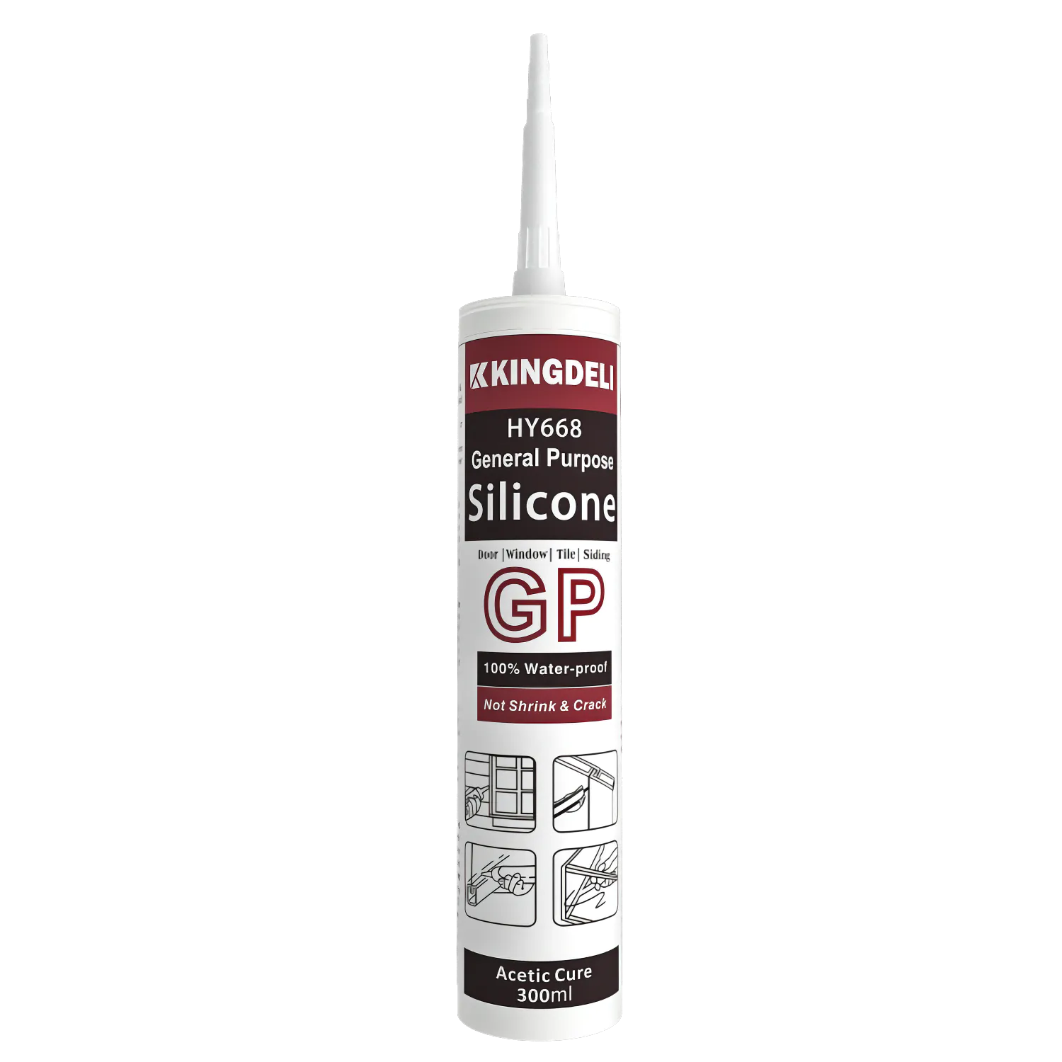 HY-668 General Purpose Acetic Silicone Sealant