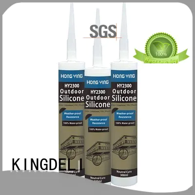 excellent best waterproof silicone sealant manufacturer for door glazing. KINGDELI