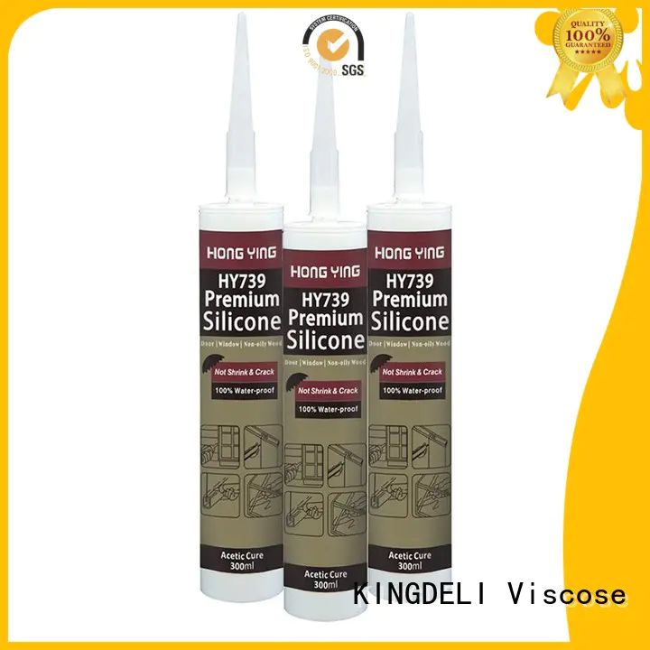 KINGDELI excellent rtv silicone adhesive sealant msds wholesale for glass