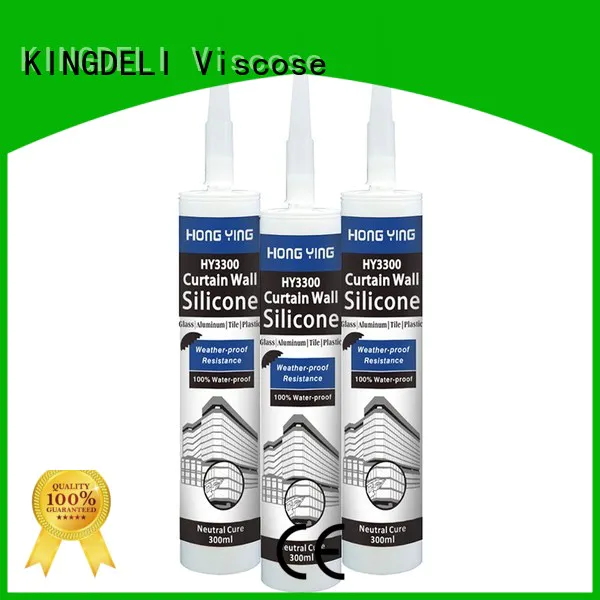 Custom hot selling structural large glass plant silicone sealant KINGDELI trendy