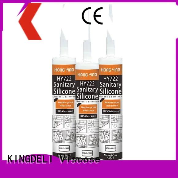 KINGDELI online silicone glue series for door glazing.